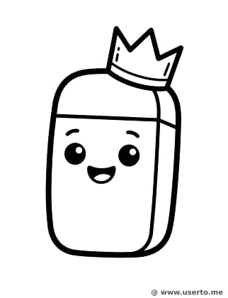 왕관을 쓴 지우개