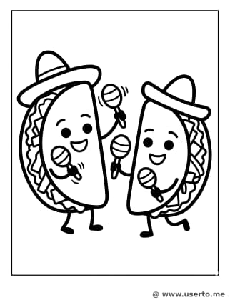 Tanzende Knusprige Tacos