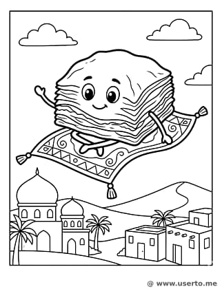 El Viaje en Alfombra Mágica de Baklava