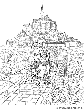 A Coruja Cavaleiro da Ilha