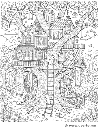 Magical Forest Treehouse