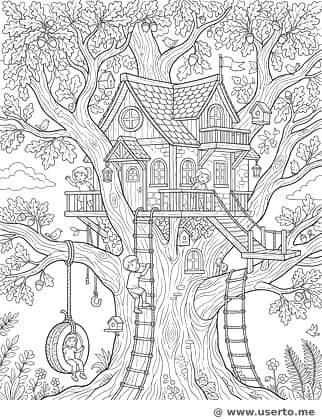 Magical Oak Tree House