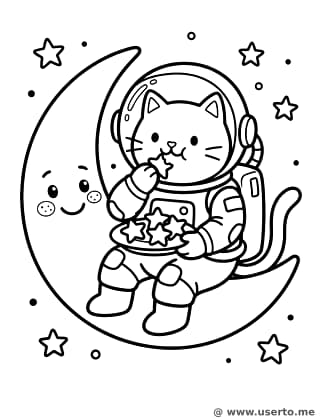 Moon Cat's Star Picnic