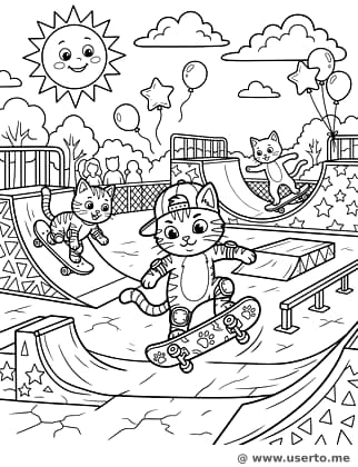 야옹이의 스케이트 파크