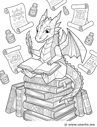 The Origami Dragon Scholar