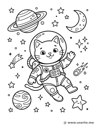 고양이 우주비행사의 우주 모험