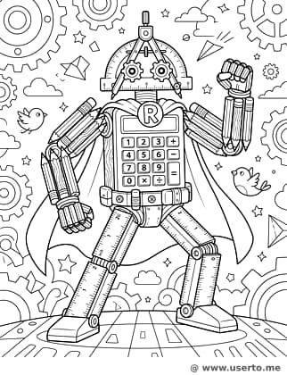 학용품 로봇 영웅