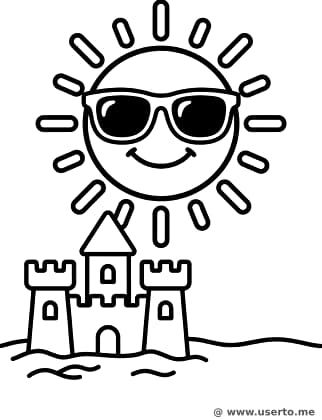 Dia ensolarado na praia