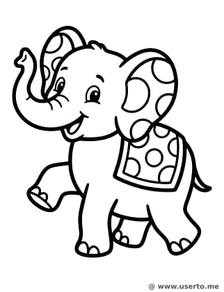 El Elefante de Lunares Marchando