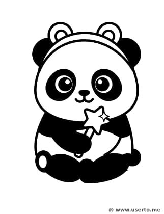 ¡Panda fan en el concierto!