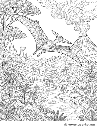 프테라노돈의 화산 모험