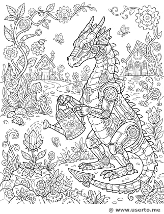 Der Garten des mechanischen Drachen