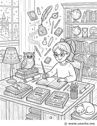 마법의 공부 책상