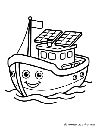 Das freundliche Solarboot