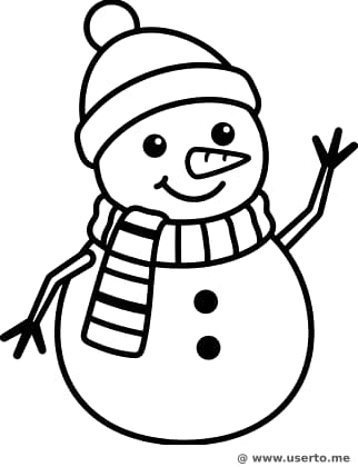 Feliz Boneco de Neve de Natal