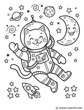 A Sesta Lunar do Gatinho Cósmico