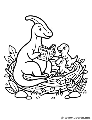 El Cuento de Cuna de Mamá Maiasaura