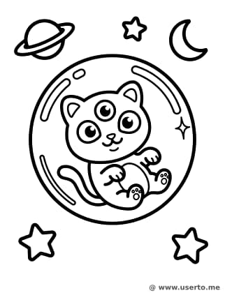 O Passeio de Bolha do Gatinho Espacial