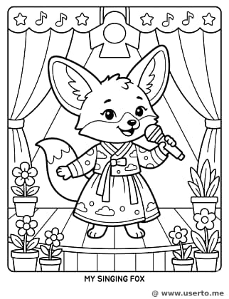 Raposa Pop Star de Hanbok