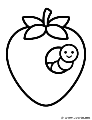 O Lanche de Morango da Lagarta