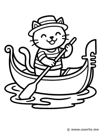 Venice Cat's Gondola