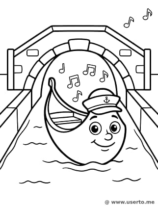 Singing Gondola in Venice