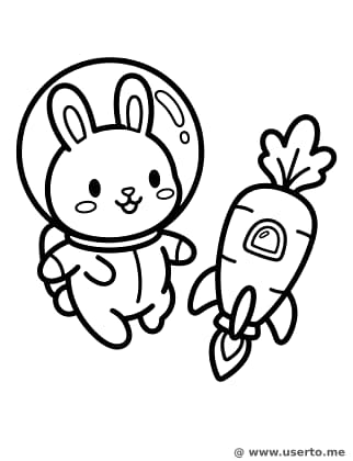 Conejito Astronauta Cósmico