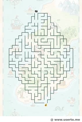 해적의 잃어버린 보물지도