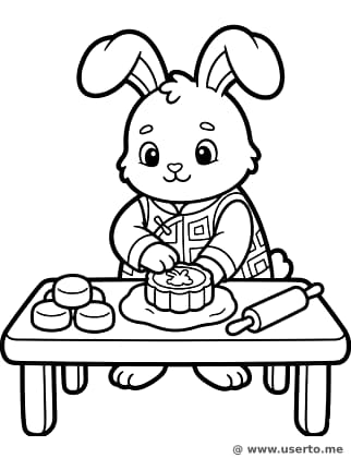 El Pastel de Luna del Conejito