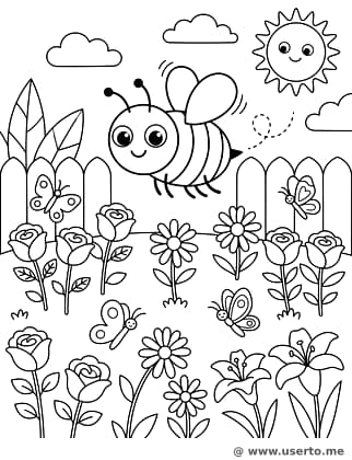 Busy Bee's Flower Garden