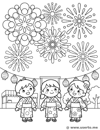 일본의 축제 불꽃놀이