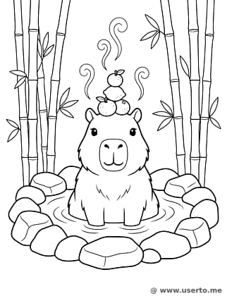 Dia de Spa da Capivara