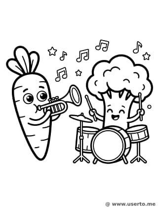 채소 마칭 밴드