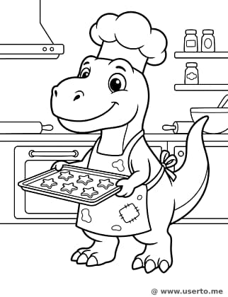 Dino Chef Horneando Galletas
