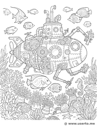 Explorador Marino Steampunk