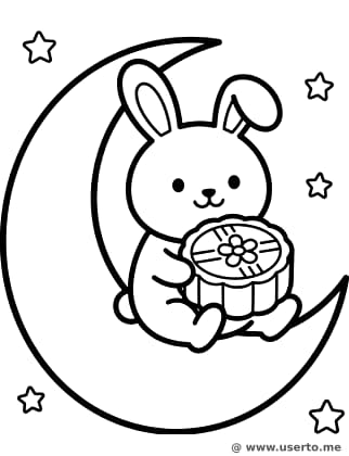 O Banquete de Bolo Lunar do Coelhinho