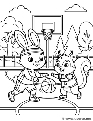 Baloncesto con los Amigos del Bosque