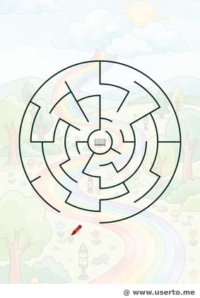 크레파스의 무지개 길