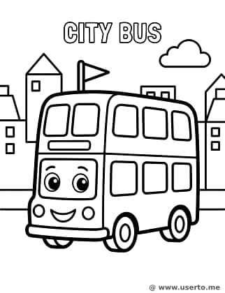 Alegre Autobús de Dos Pisos de Londres