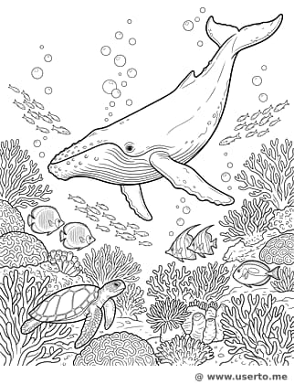 Majestätischer Wal-Tauchgang