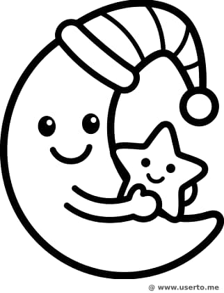 Sleeping Moon's Star Hug