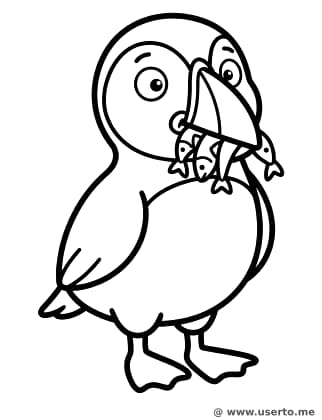 Puffin's Slippery Fish Snack