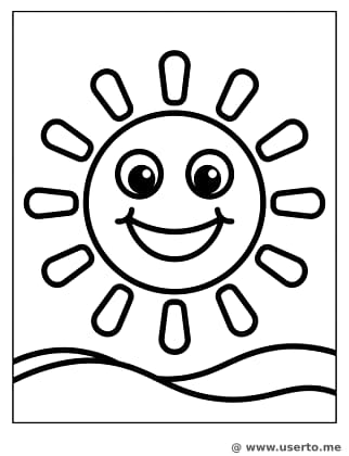 The Happy Sun and Rolling Hills