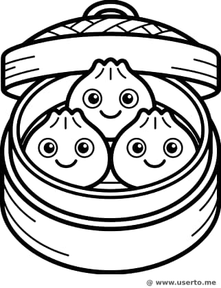 Panecillos Bao Felices al Vapor