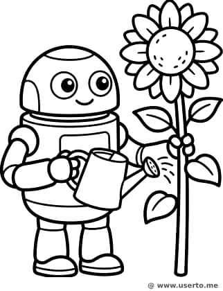 Rusty, el Robot Jardinero