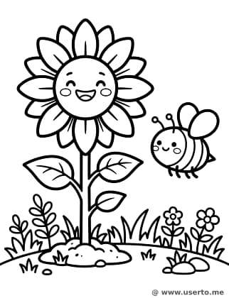 깔깔 꽃과 바쁜 꿀벌