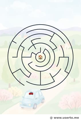 El camino a casa del cochecito