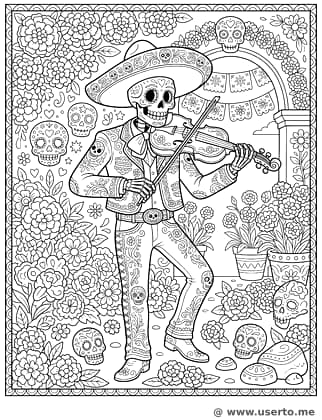 Dia de los Muertos Musician