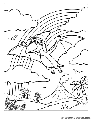 구름 속 프테라노돈