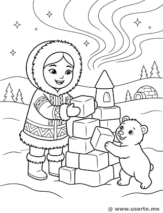 El Palacio de Hielo de la Princesa Inuit